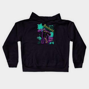 Bachata Street Style Sensual Dance For Festivals Kids Hoodie